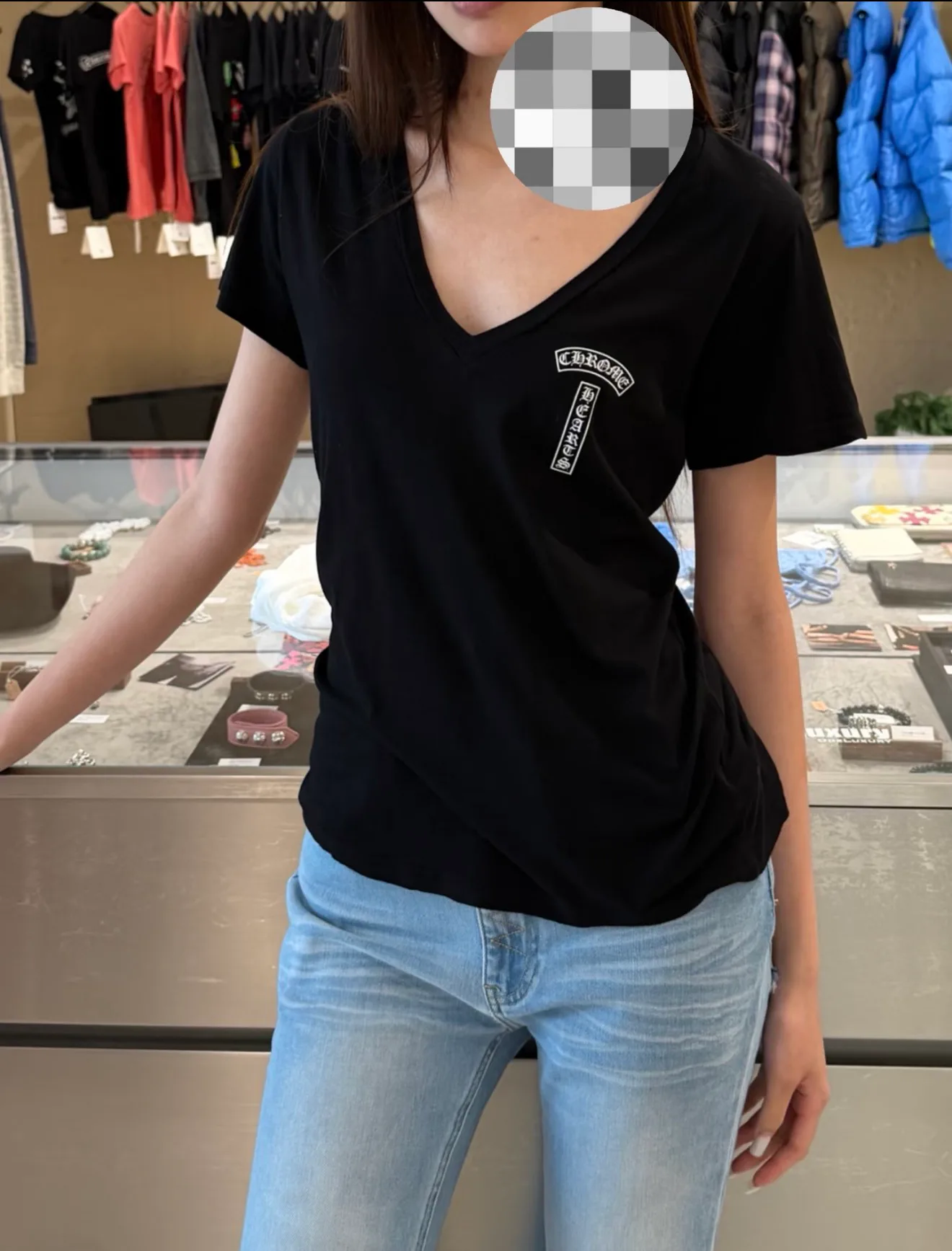 Футболки Женские Chrome Hearts 17516935