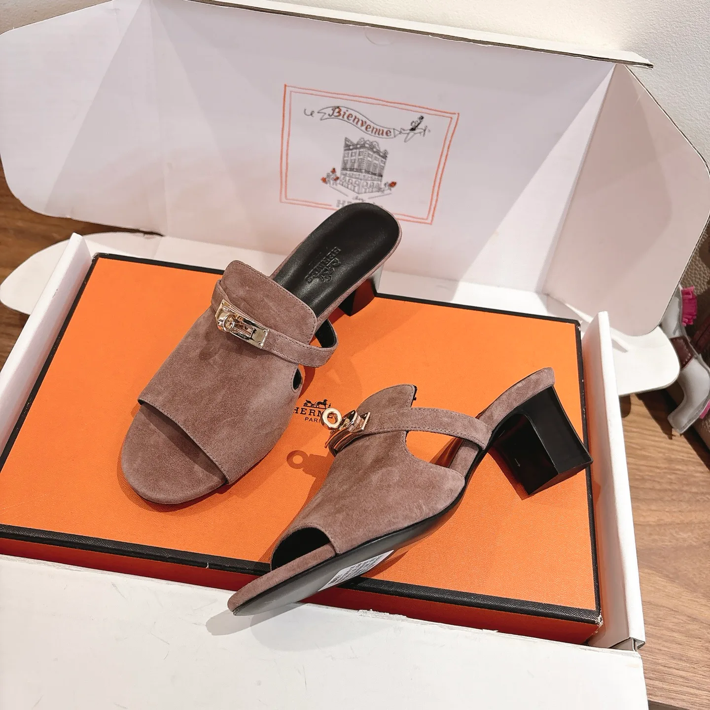 Босоножки Женские Hermes 2959607