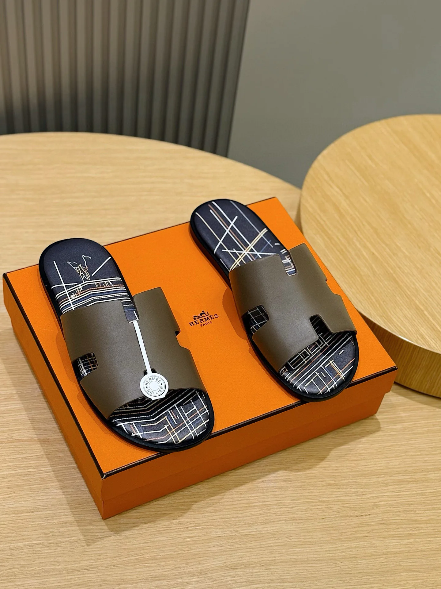 Тапочки Мужские Hermes 13182403