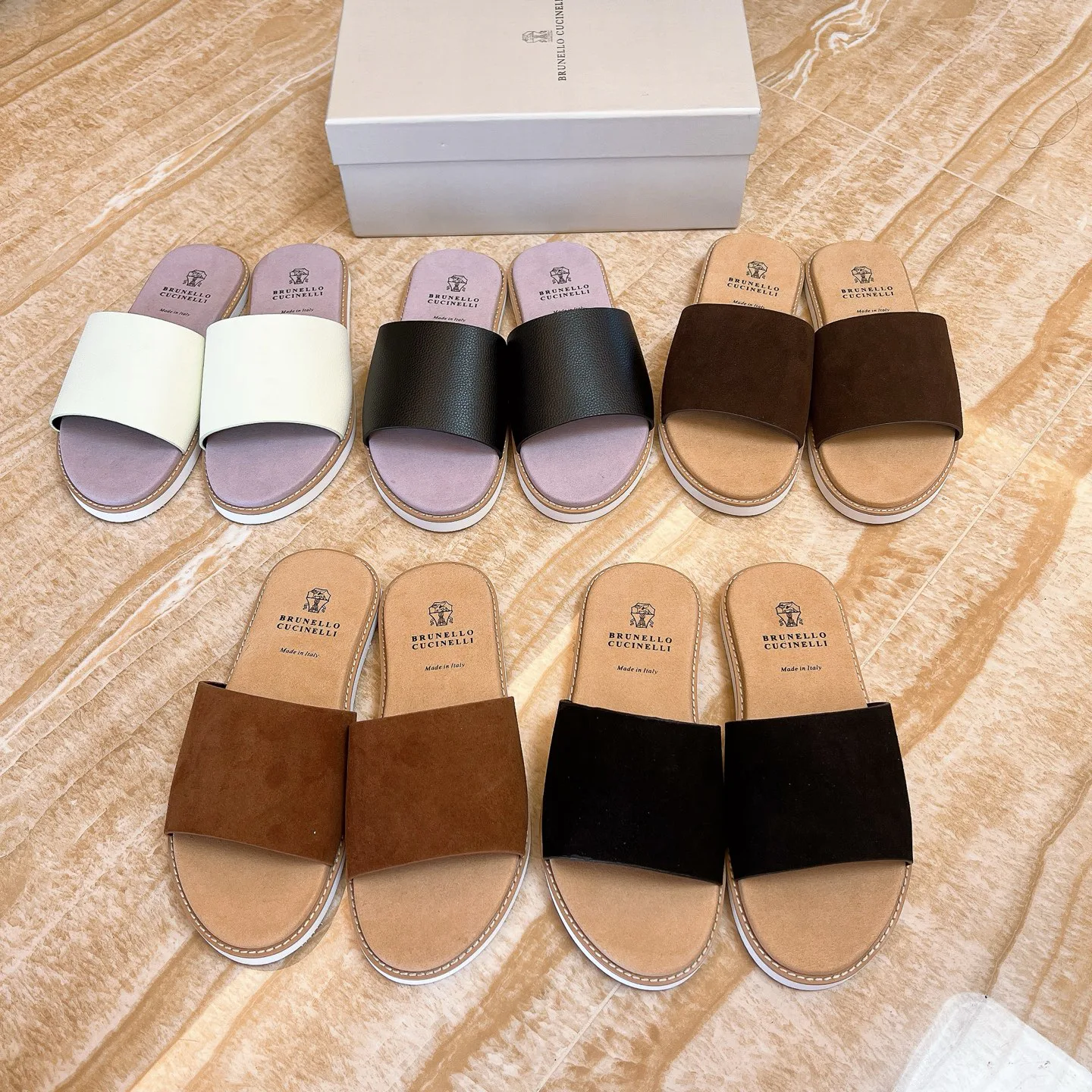 Шлепанцы Мужские Brunello Cucinelli 5089157
