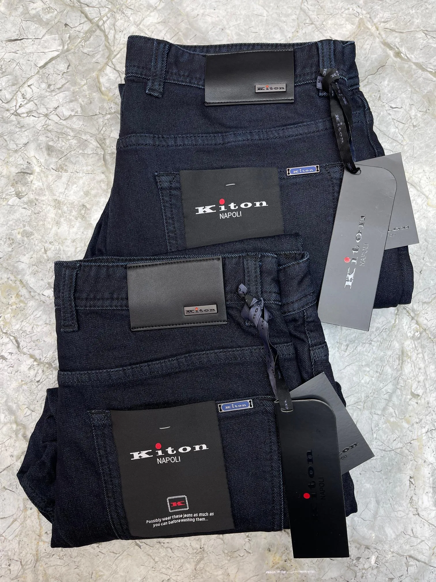 Джинсы Мужские Kiton 18343805