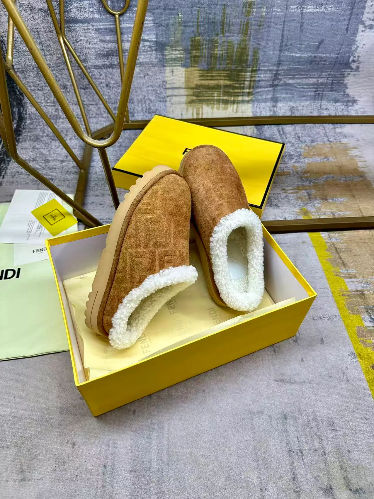 Тапочки Женские Fendi 472247
