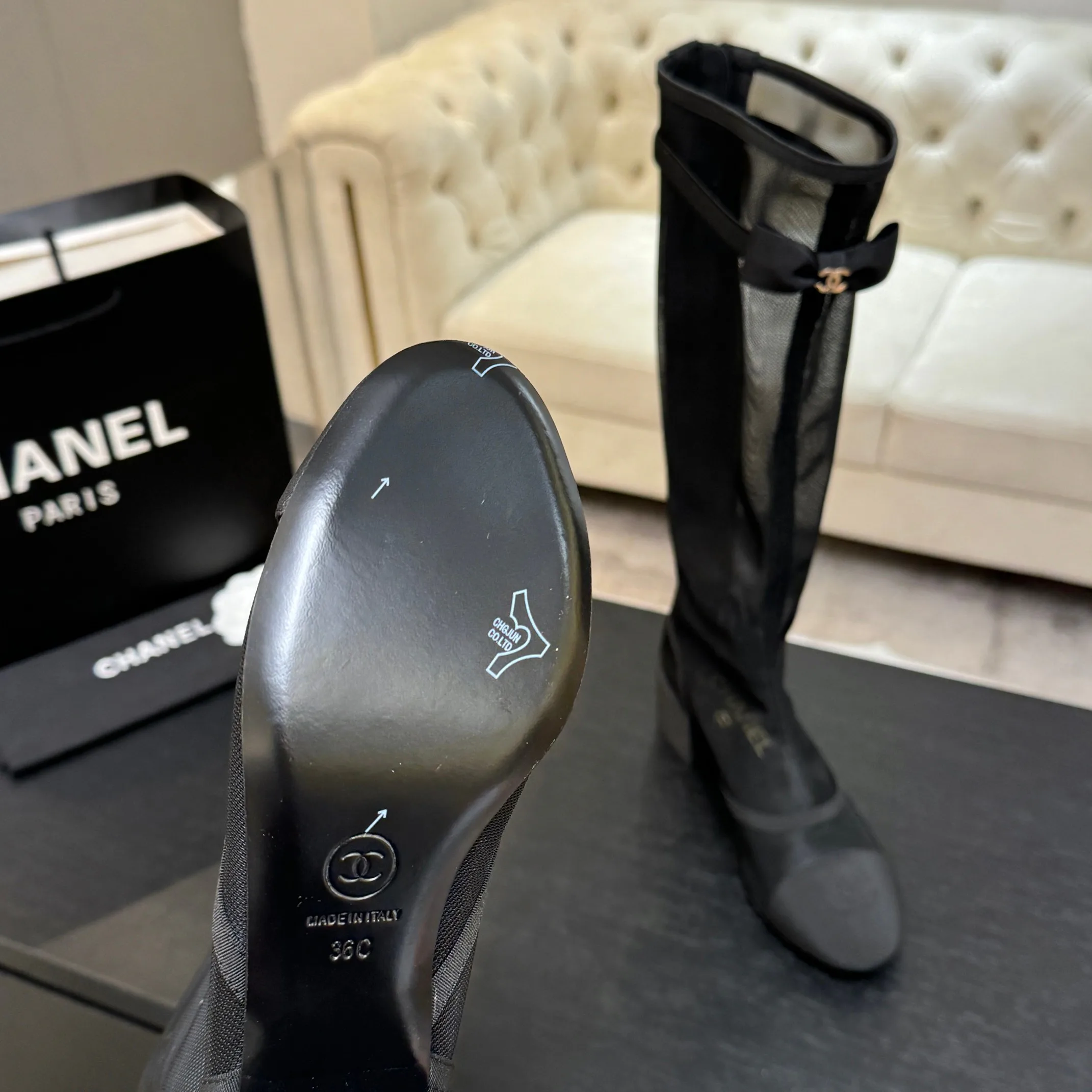 Сапоги Женские Chanel 1262742