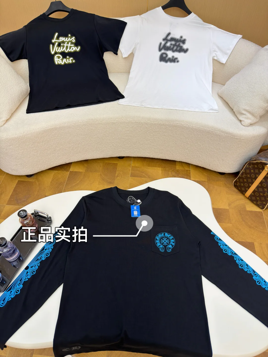 Лонгсливы Мужские Chrome Hearts 11399360