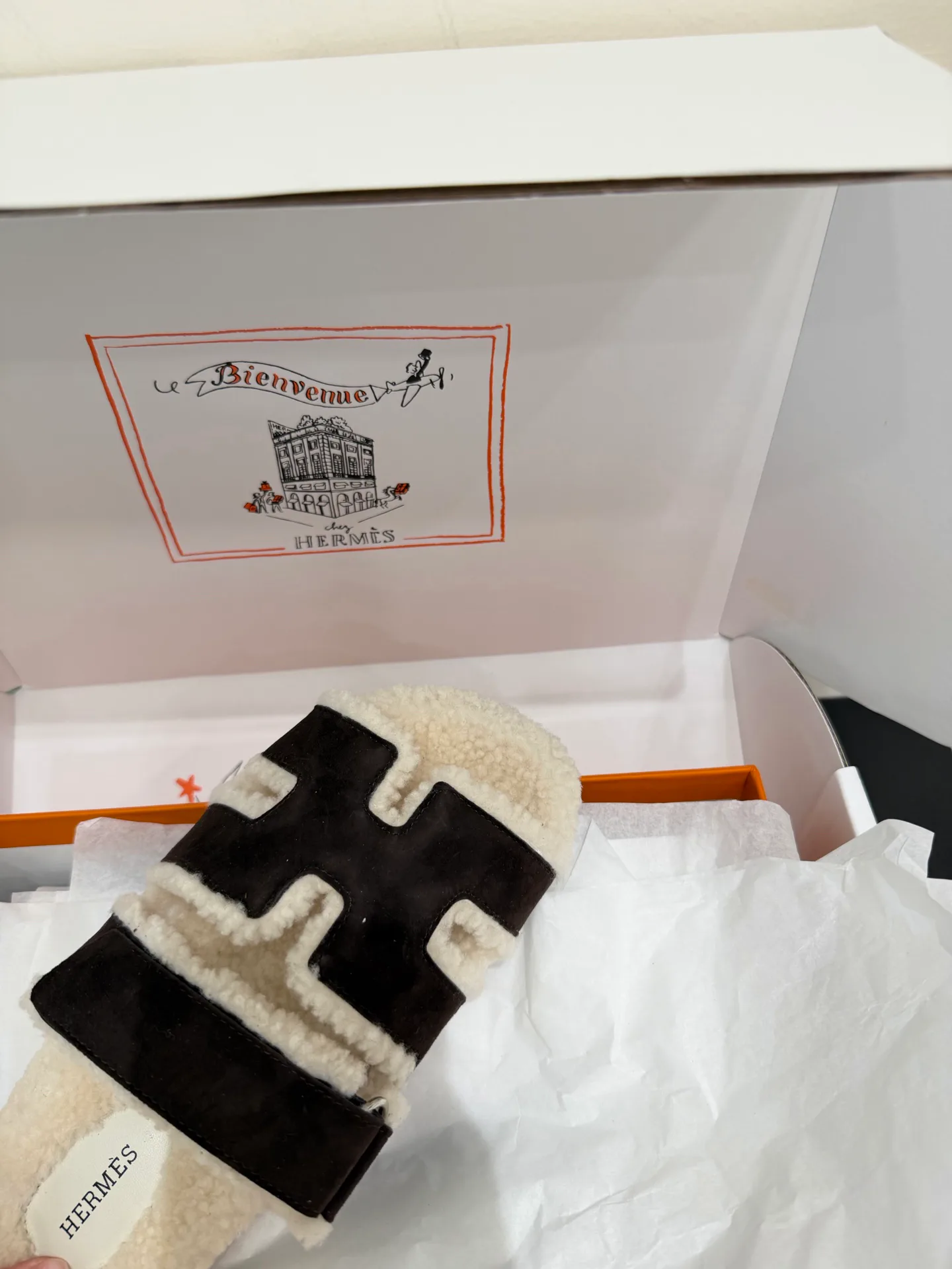 Тапочки Женские Hermes 17956528