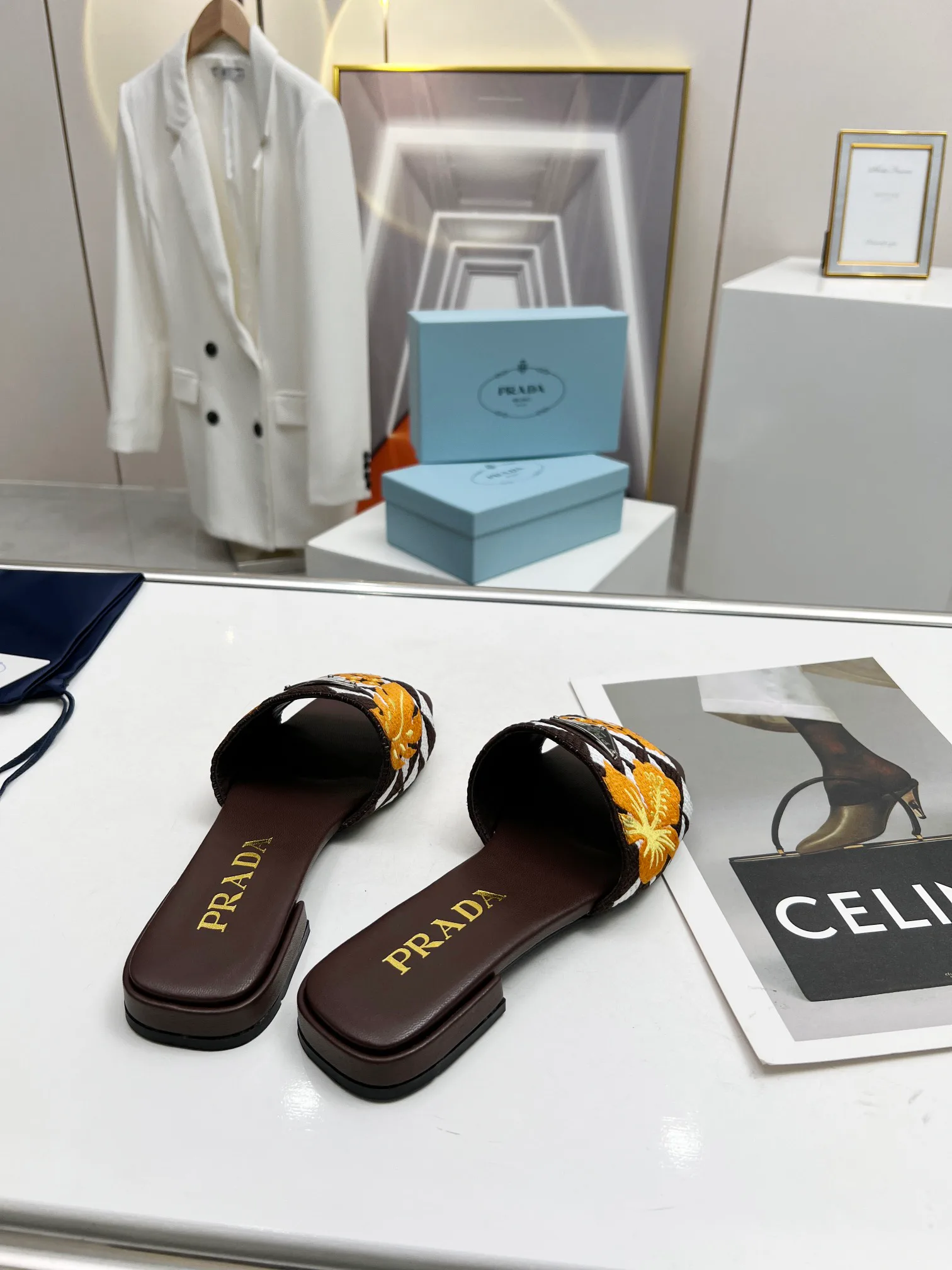 Босоножки Женские Prada 11386404