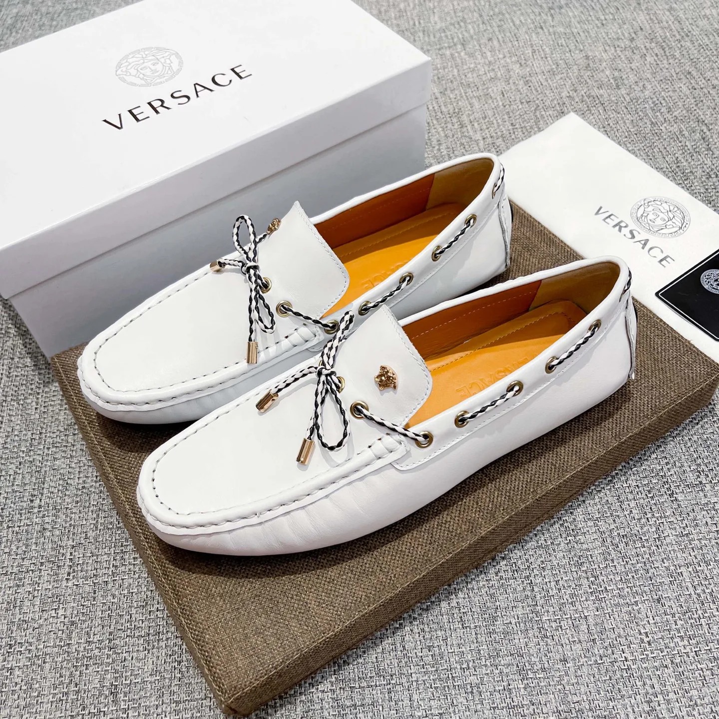 Мокасины Мужские Versace 1872443