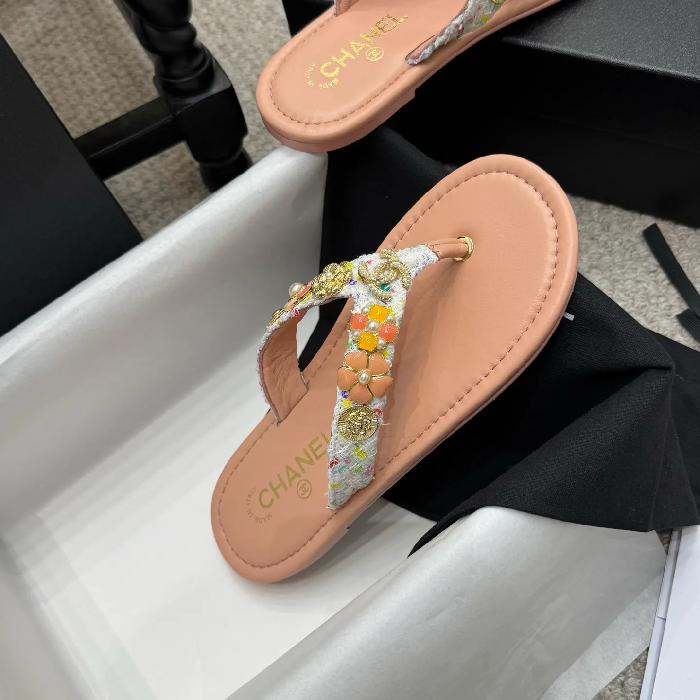 Шлепанцы Женские Chanel 36275