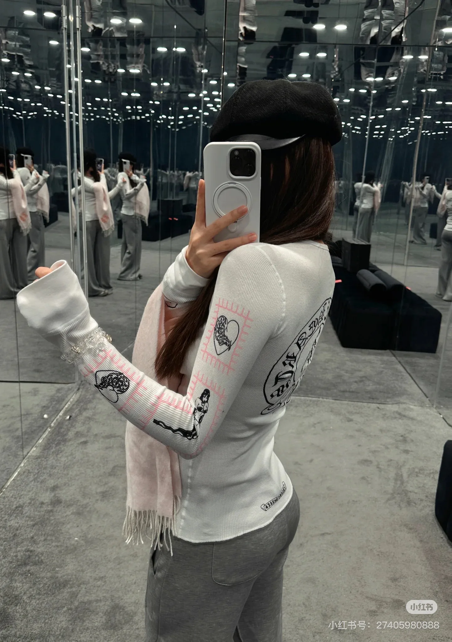 Лонгсливы Женские Chrome Hearts 1091419