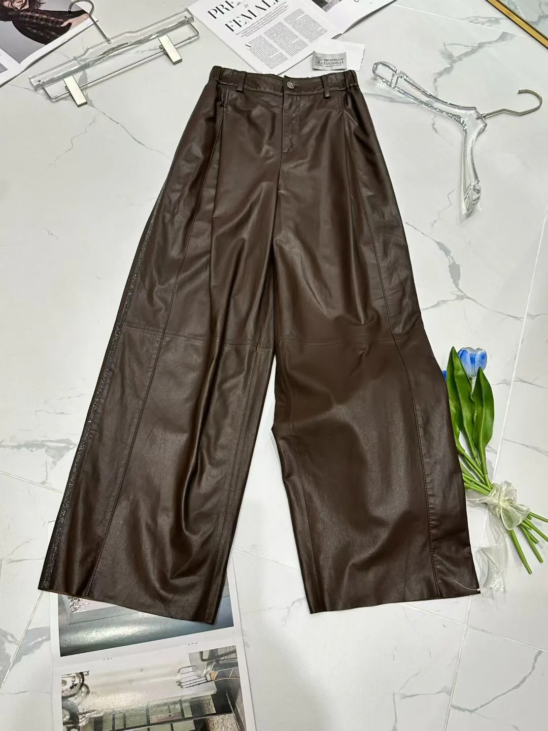 Кожаные Куртки И Дублёнки Женские Brunello Cucinelli 11868497