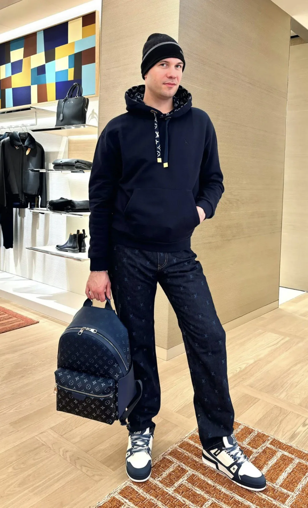Джинсы Мужские Louis Vuitton 7018636