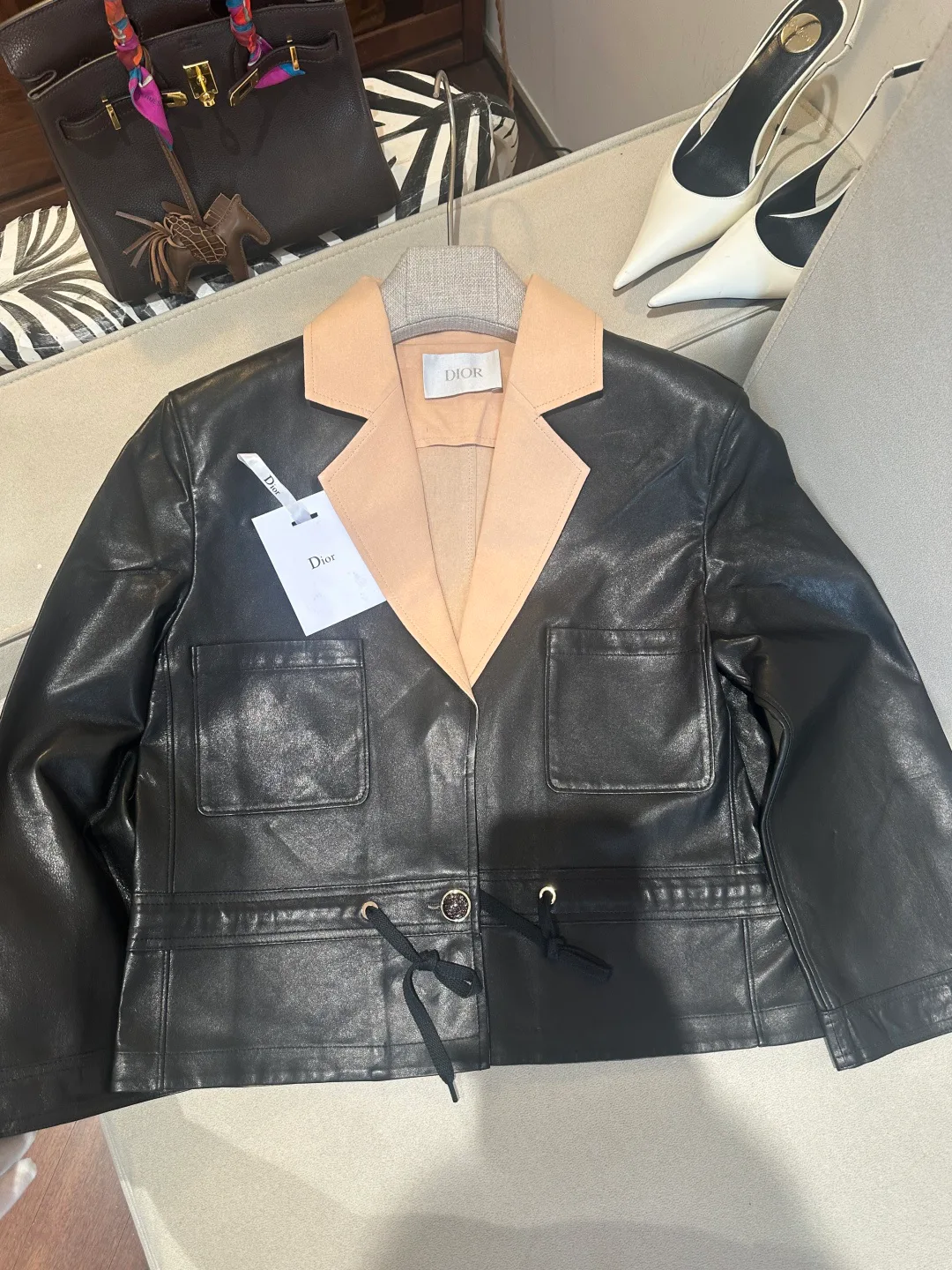 Кожаные Куртки И Дублёнки Женские Christian Dior 17766320