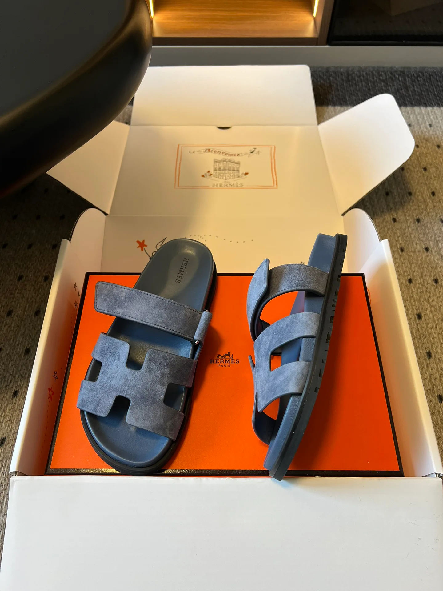 Шлепанцы Женские Hermes 12777615