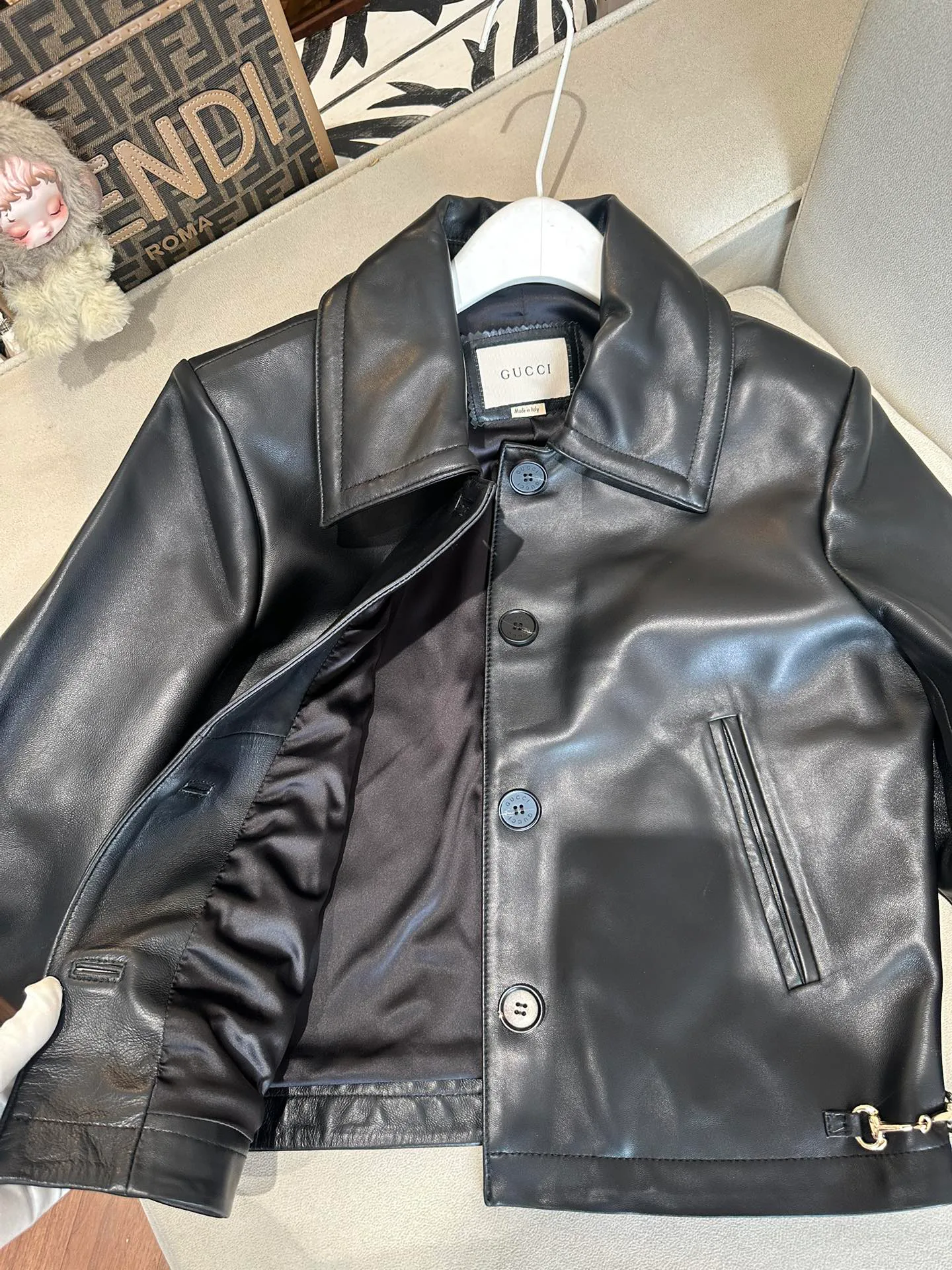 Кожаные Куртки И Дублёнки Женские Gucci 11283408