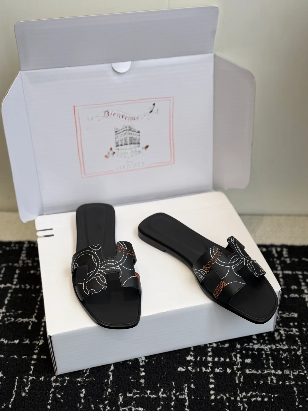 Шлепанцы Женские Hermes 398912