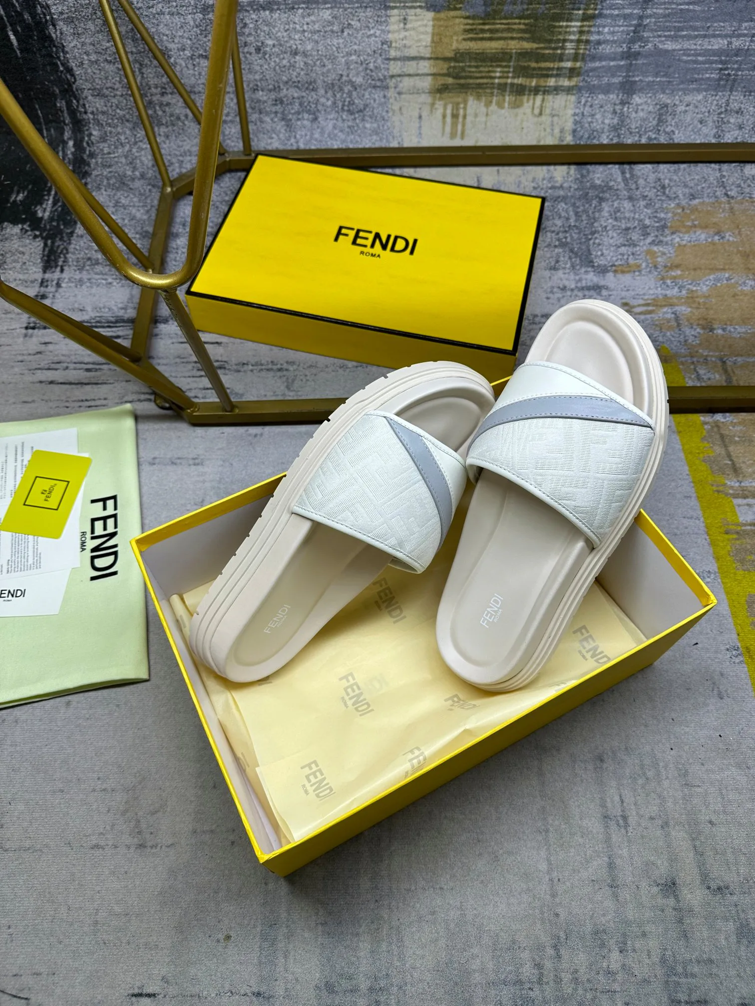 Шлепанцы Мужские Fendi 72870