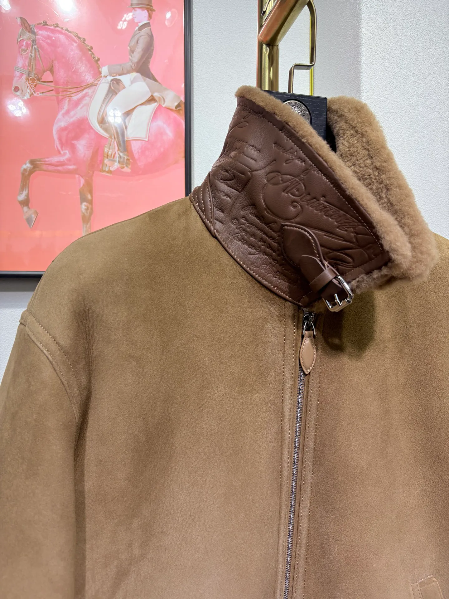 Кожаные Куртки И Дублёнки Мужские Berluti 1249515