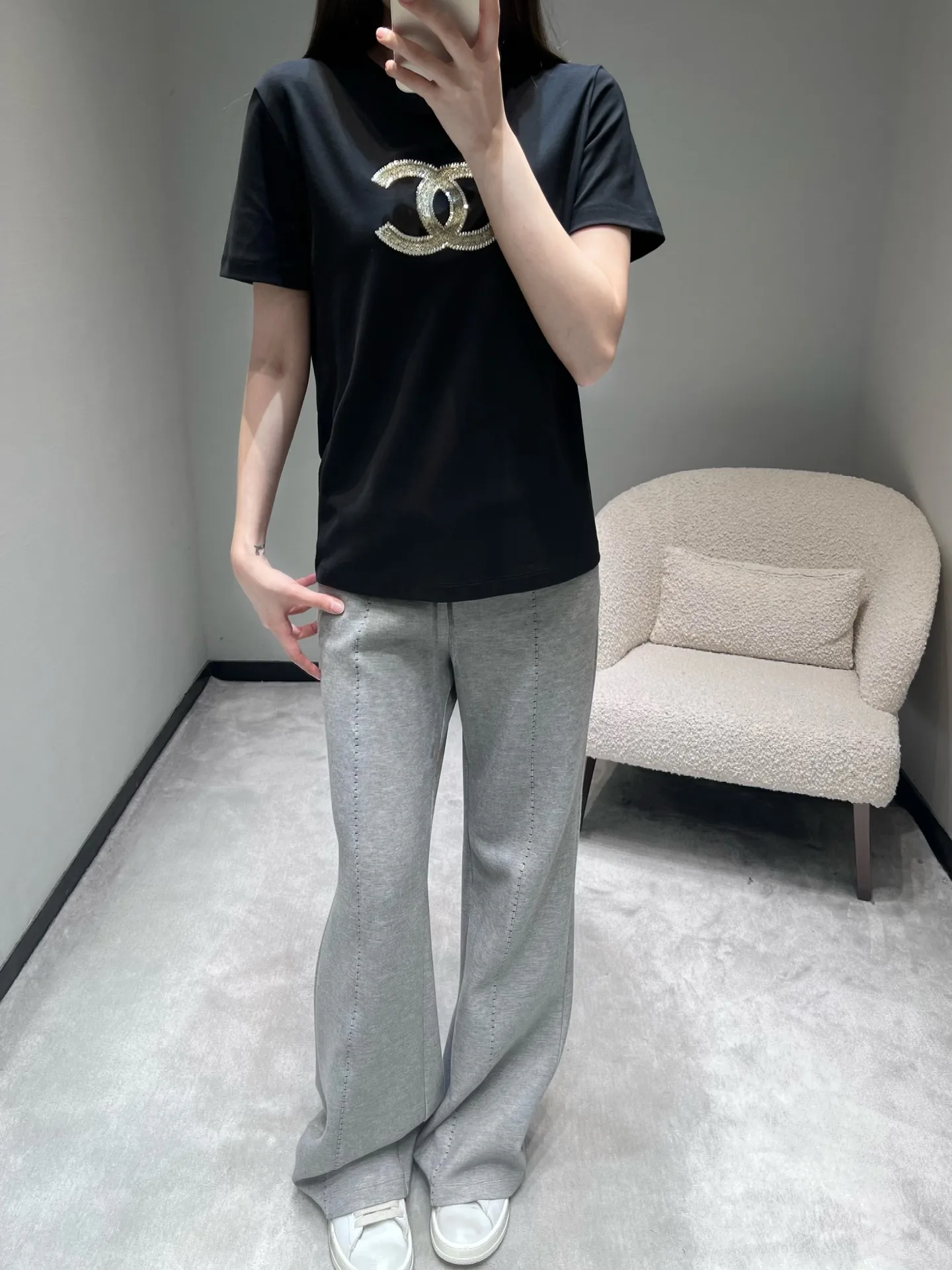 Футболки Женские Chanel 5296087