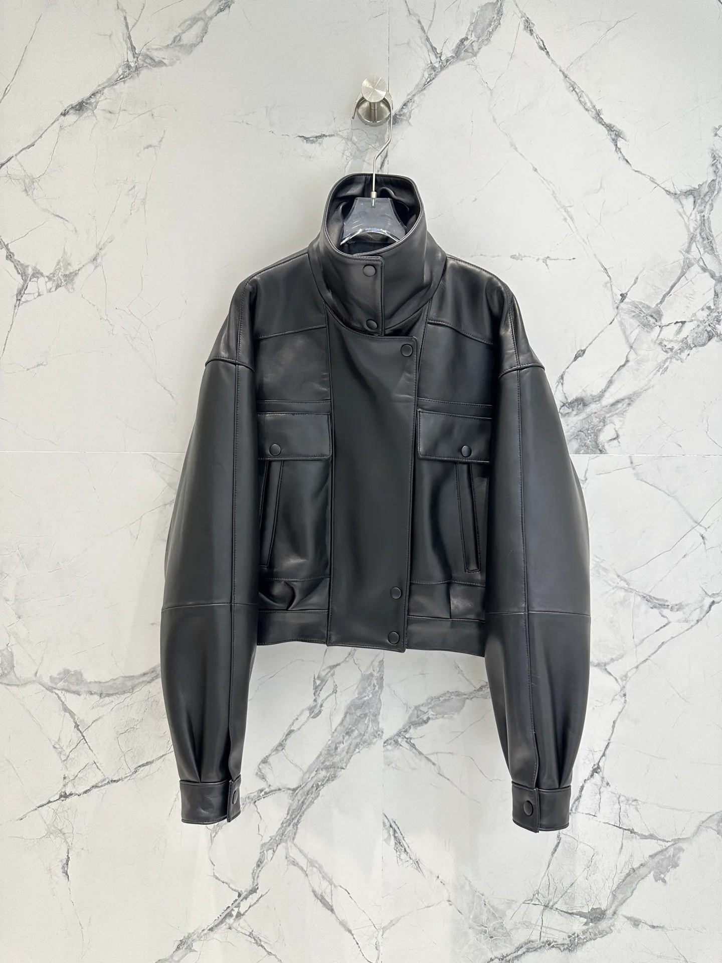 Кожаные Куртки И Дублёнки Женские Saint Laurent 6537802