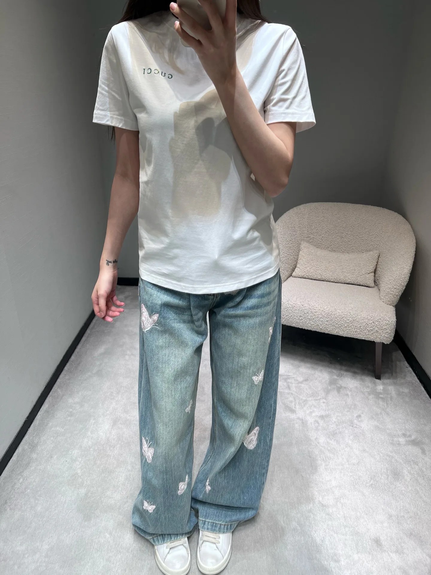 Футболки Женские Gucci 3997595