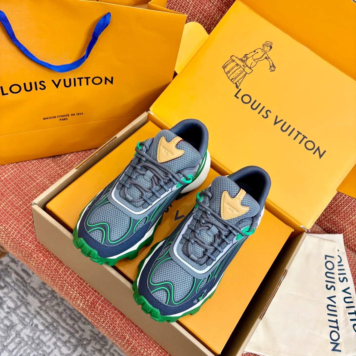 Кроссовки Мужские Louis Vuitton 1633658