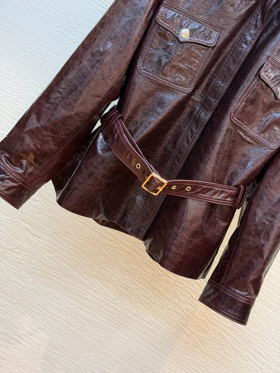 Кожаные Куртки И Дублёнки Женские Saint Laurent 18714427