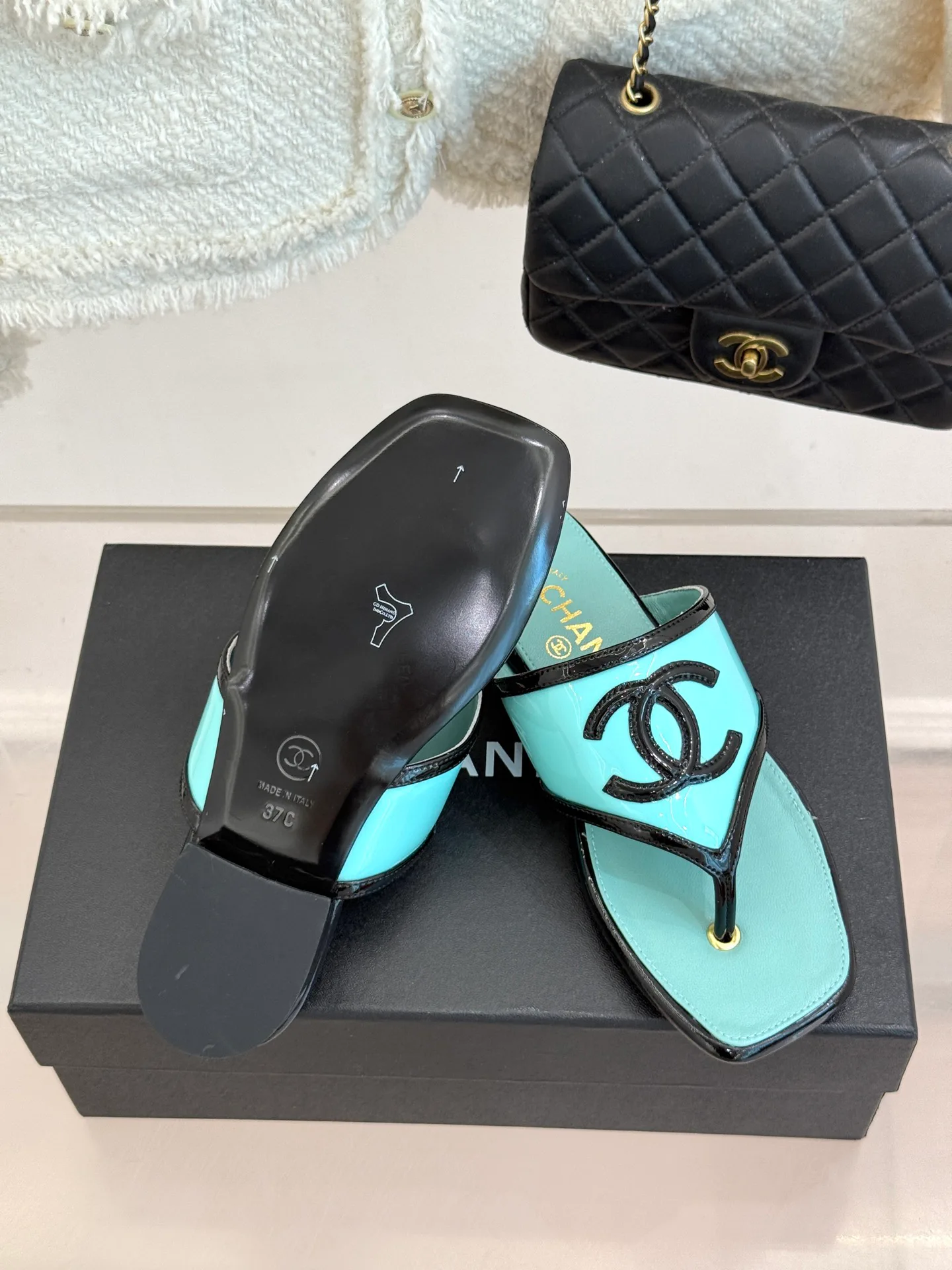Шлепанцы Женские Chanel 17425293
