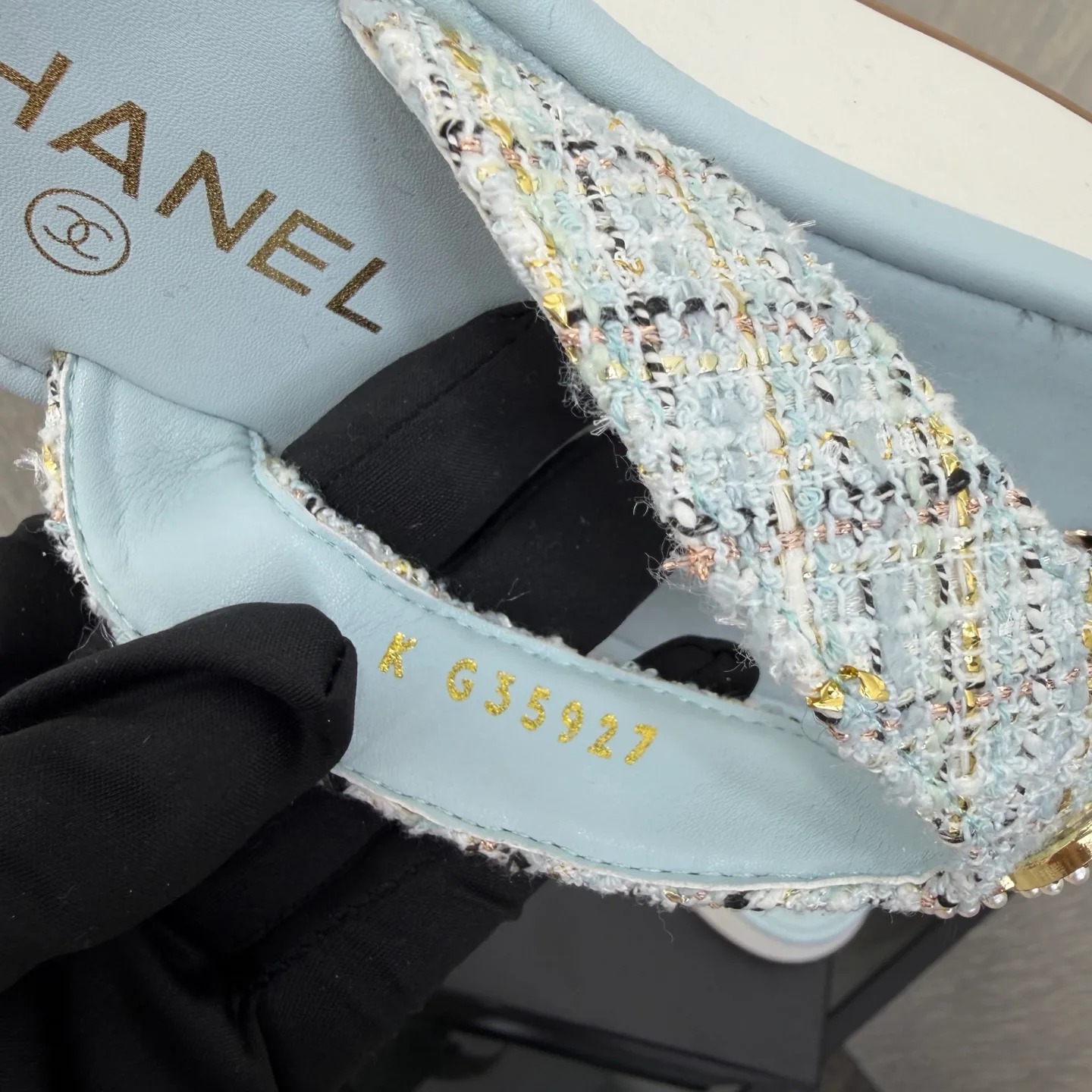 Шлепанцы Женские Chanel 13581879