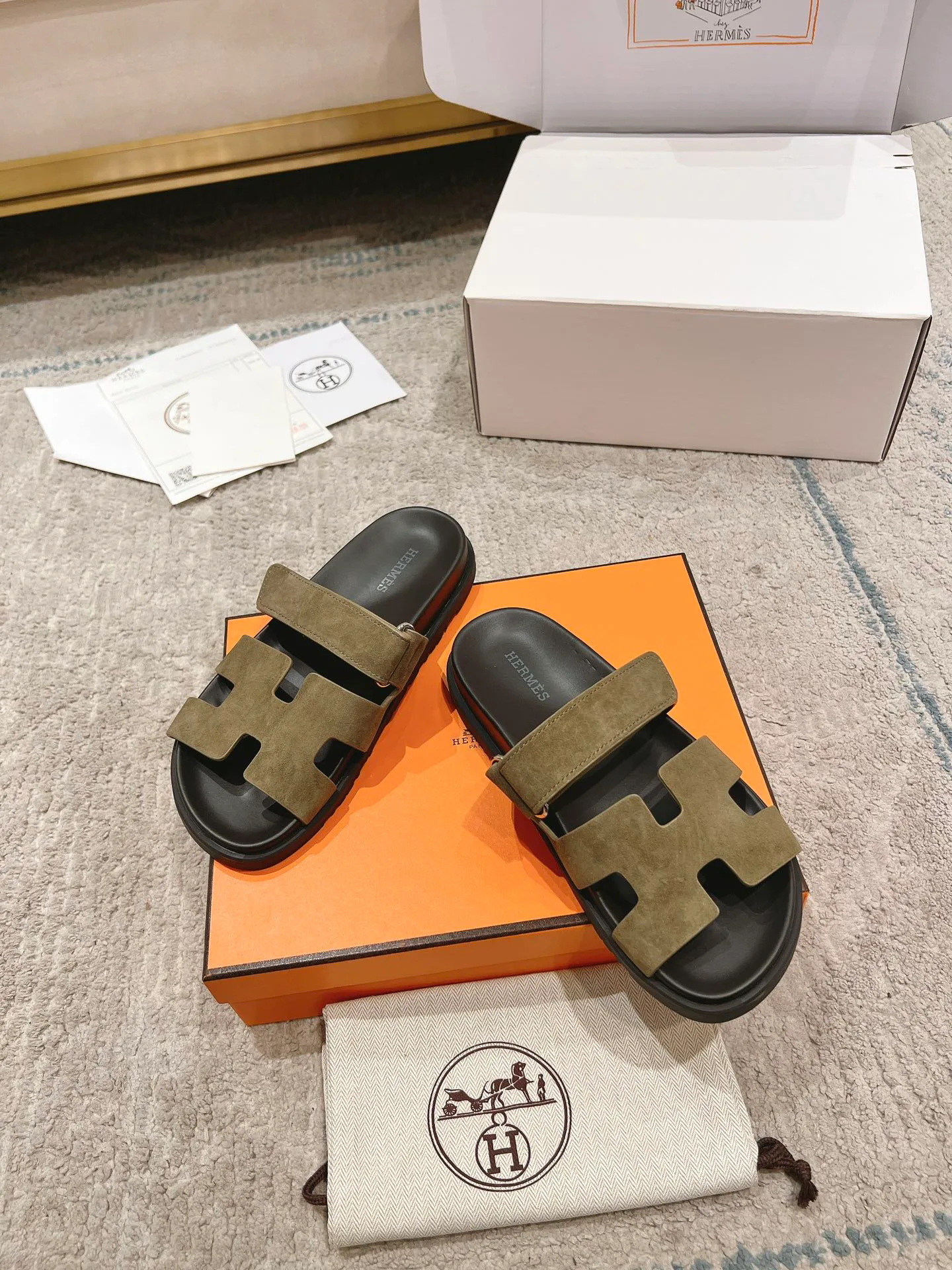 Шлепанцы Женские Hermes 12874722