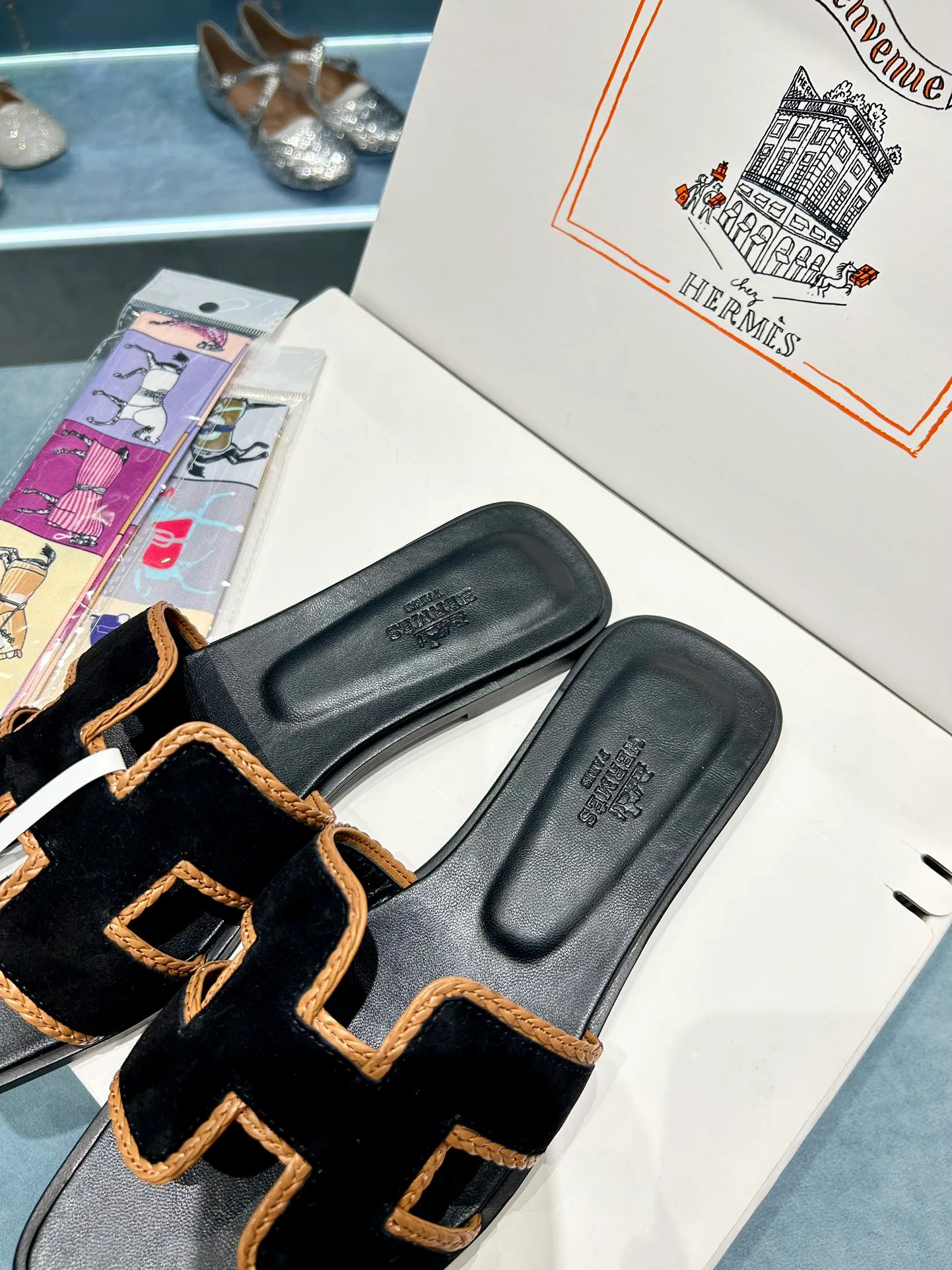 Шлепанцы Женские Hermes 9878131