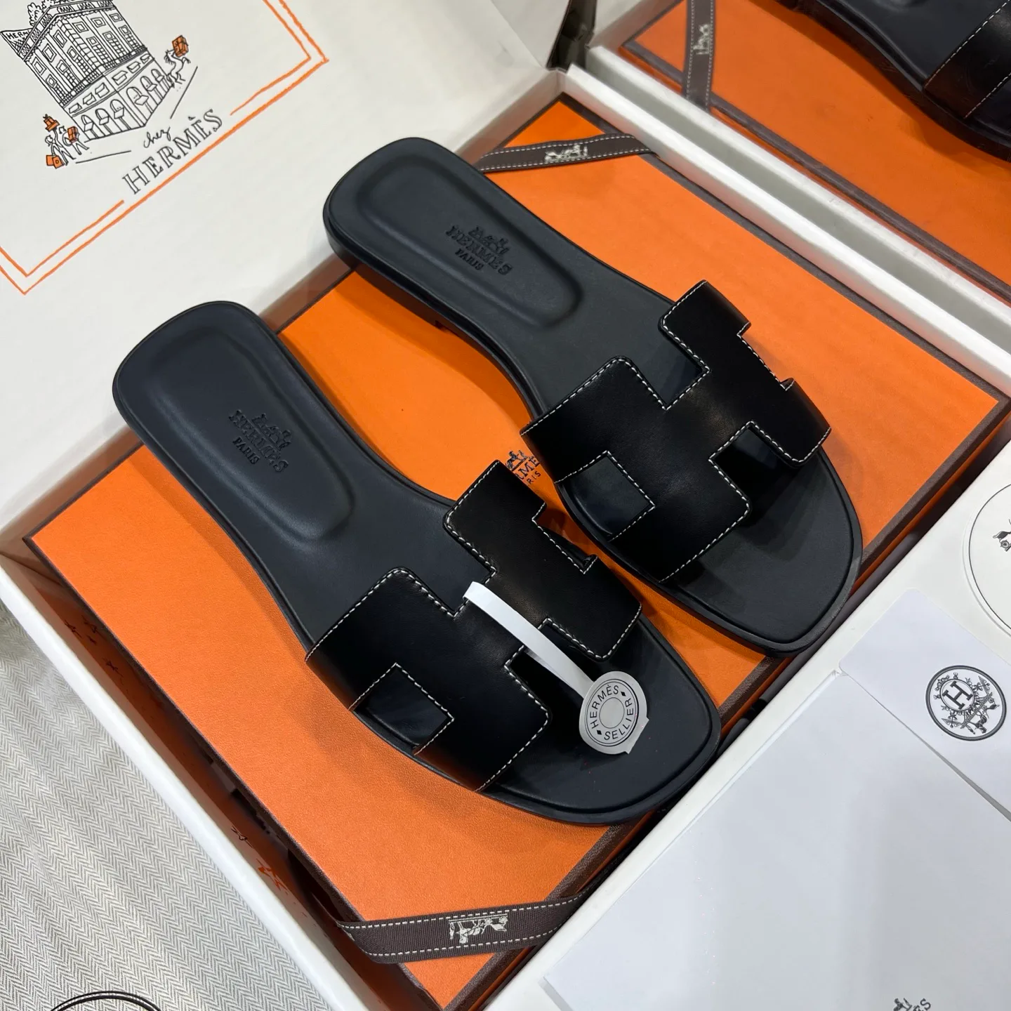 Шлепанцы Женские Hermes 5156566