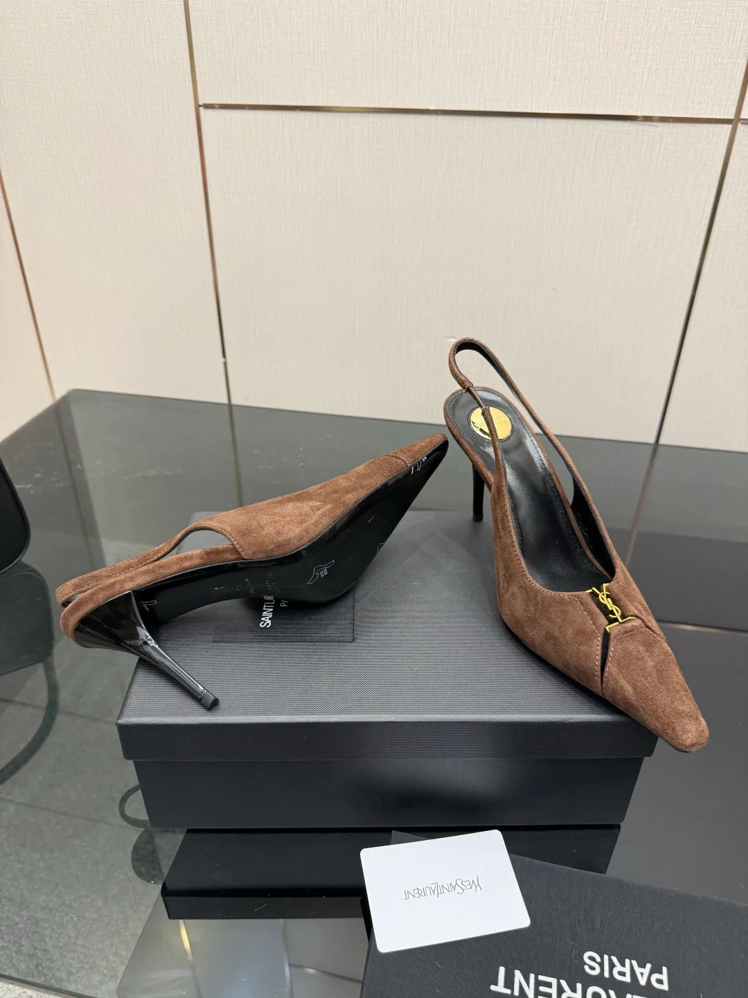 Босоножки Женские Saint Laurent 13164444