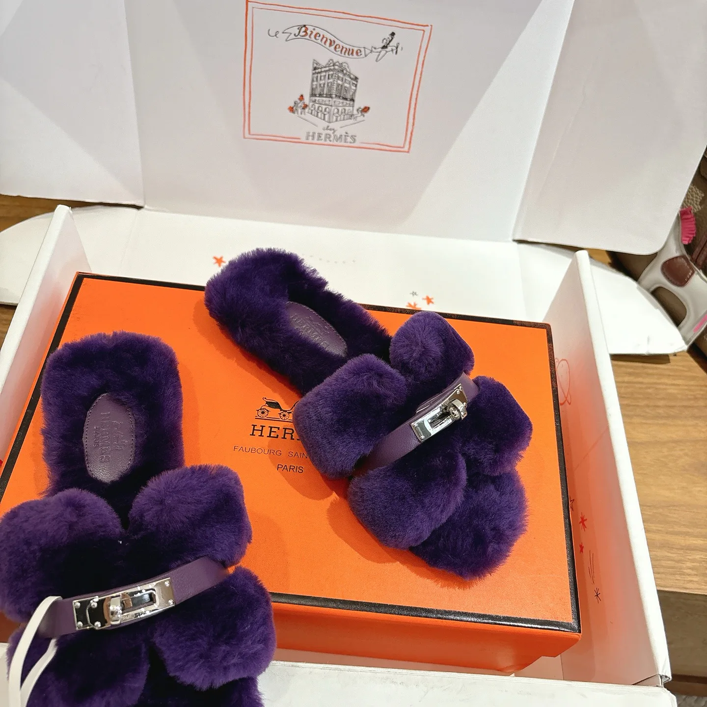 Тапочки Женские Hermes 4500881