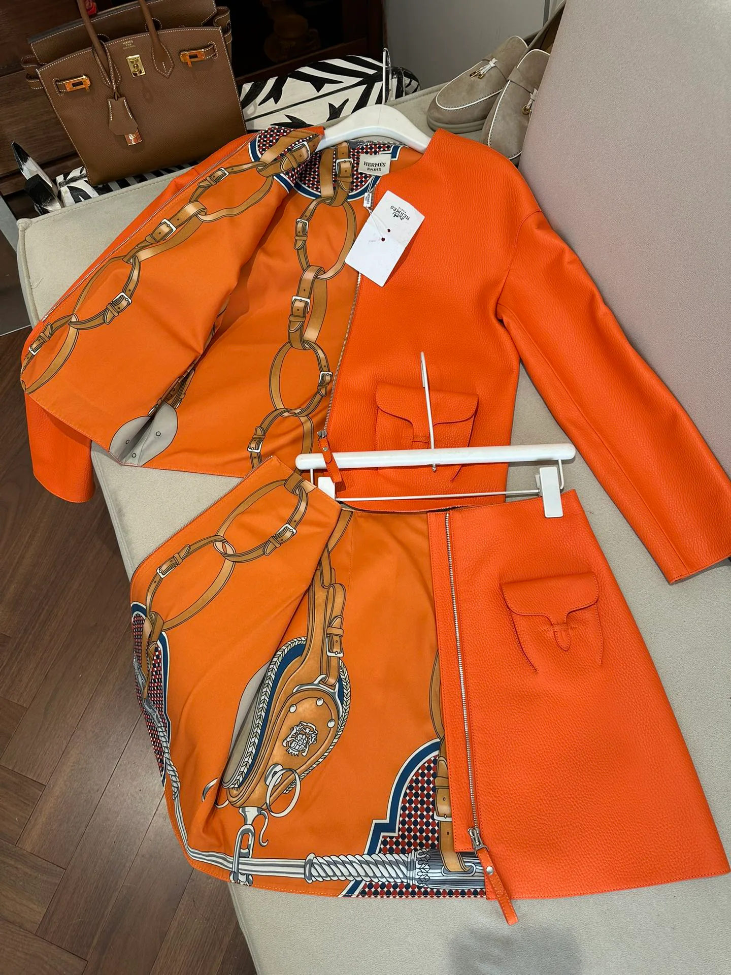 Кожаные Куртки И Дублёнки Женские Hermes 11460694