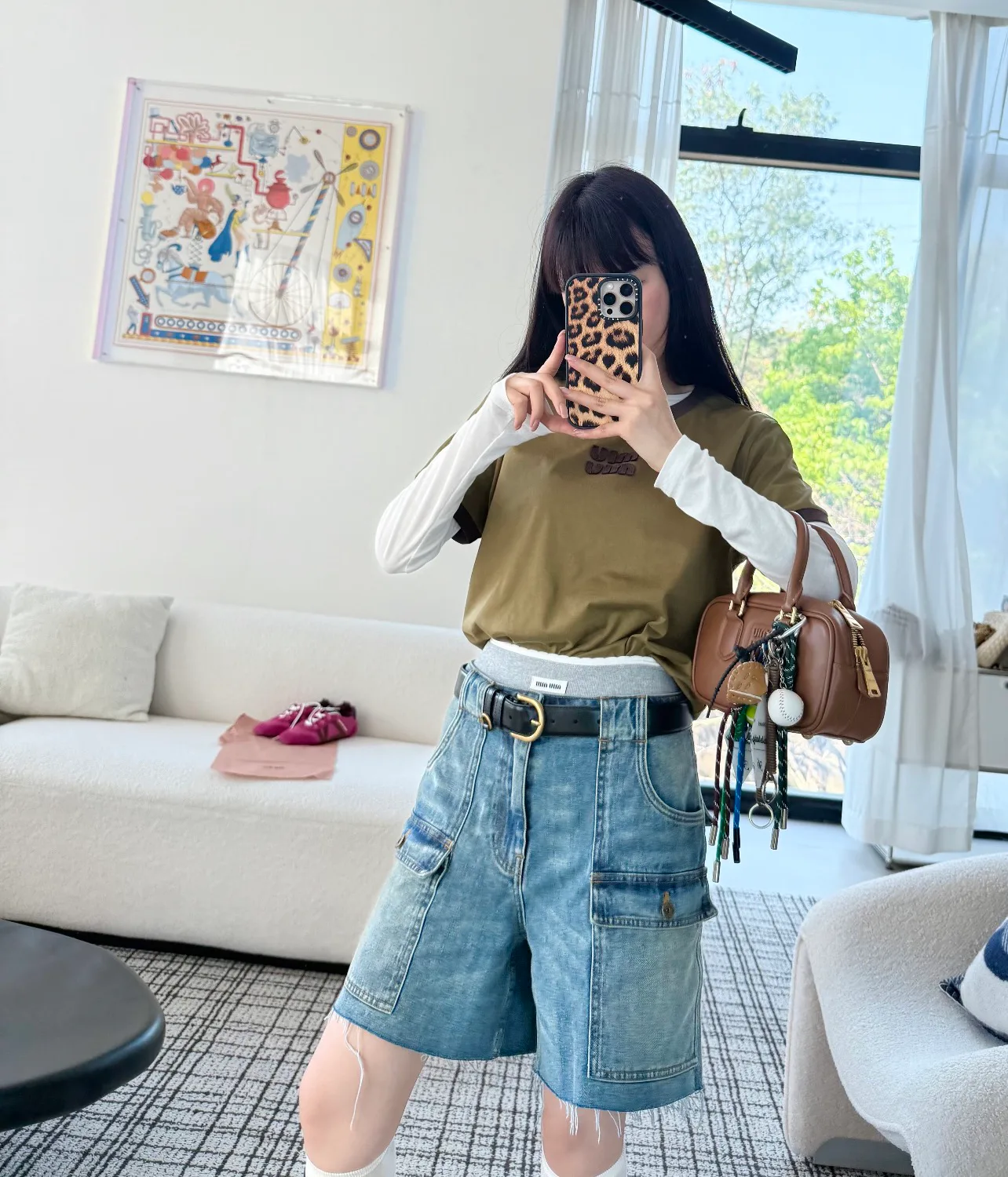 Шорты Женские Miu Miu 11578779