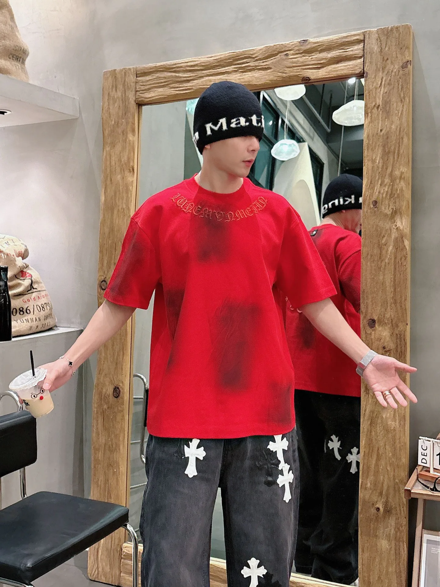 Футболки Мужские Chrome Hearts 787613