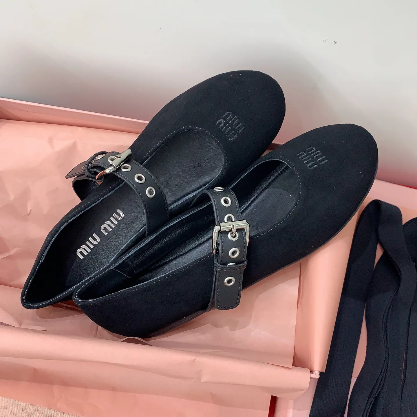 Балетки Женские Miu Miu 12696593