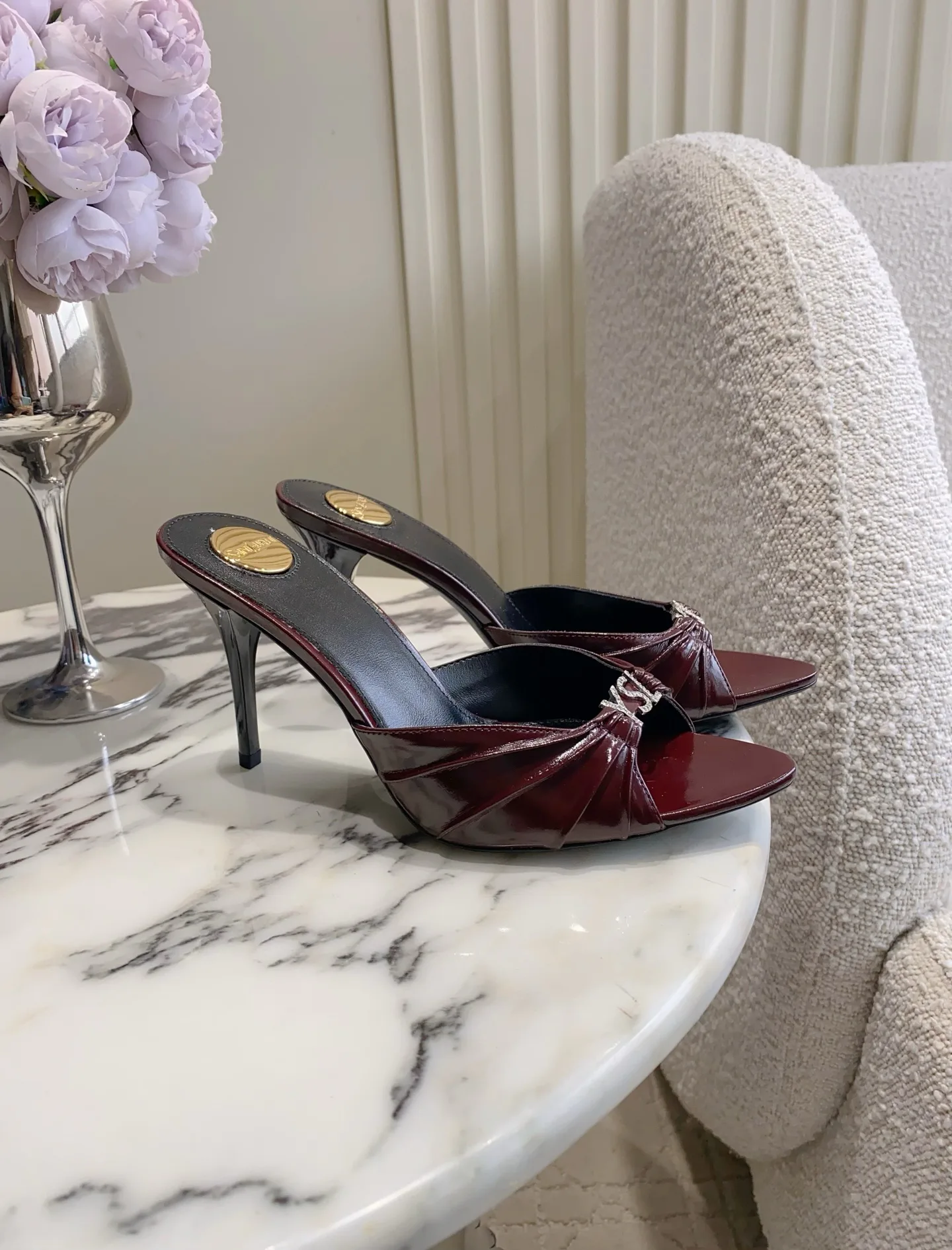 Босоножки Женские Saint Laurent 13332002