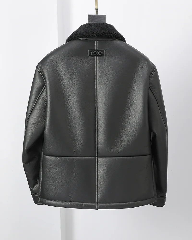 Кожаные Куртки И Дублёнки Мужские Christian Dior 1847850