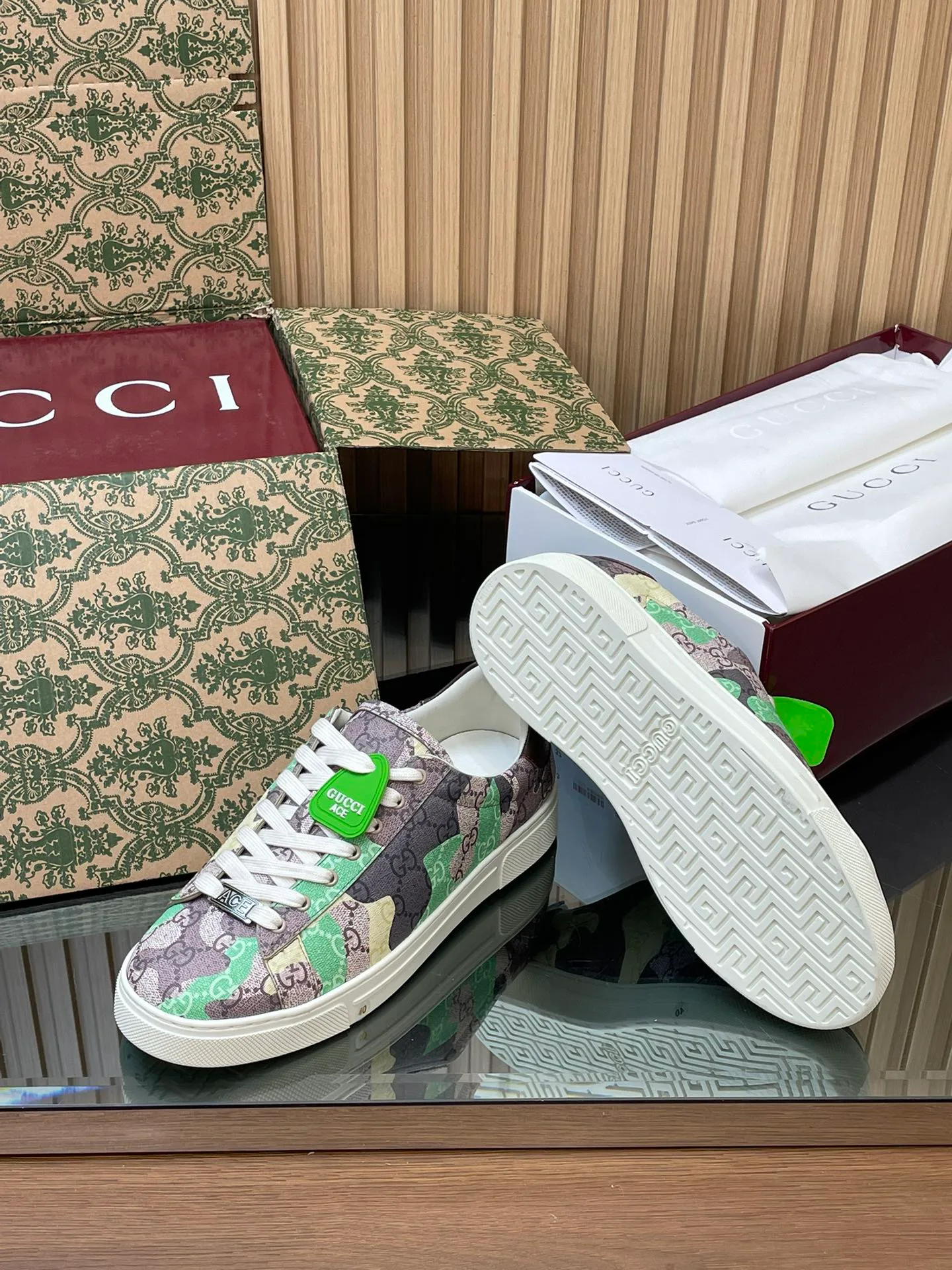 Кроссовки Мужские Gucci 3443591