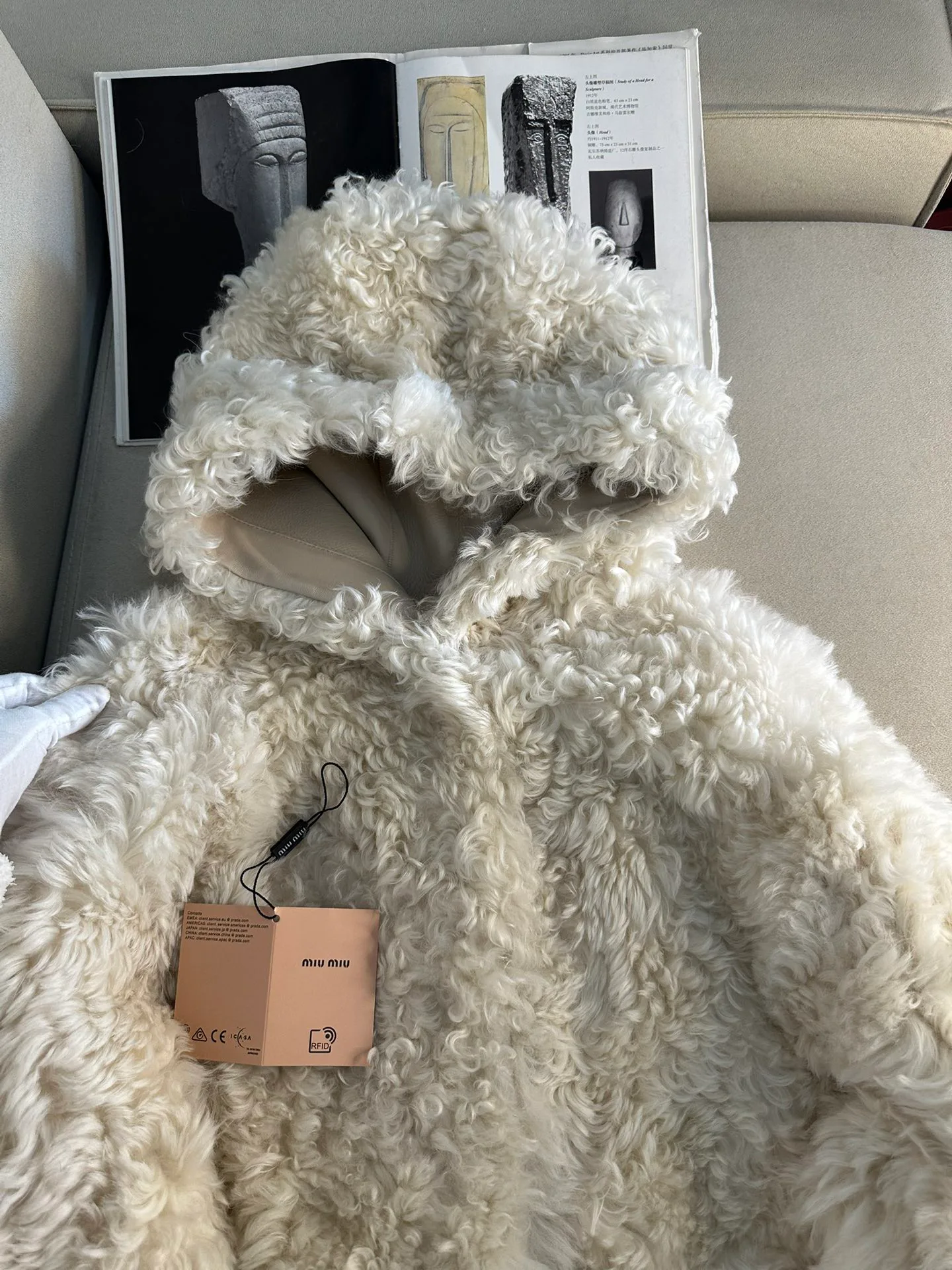 Кожаные Куртки И Дублёнки Женские Miu Miu 415272