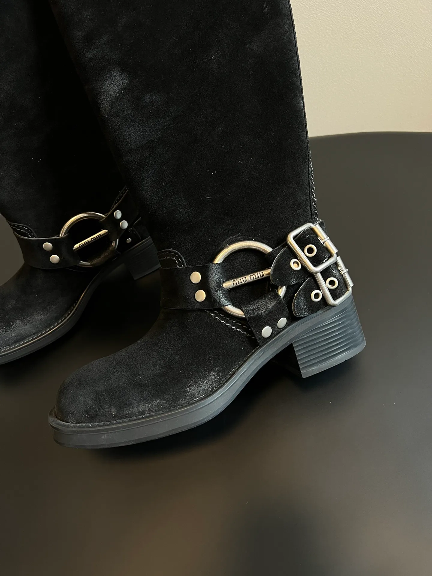 Сапоги Женские Miu Miu 18137434