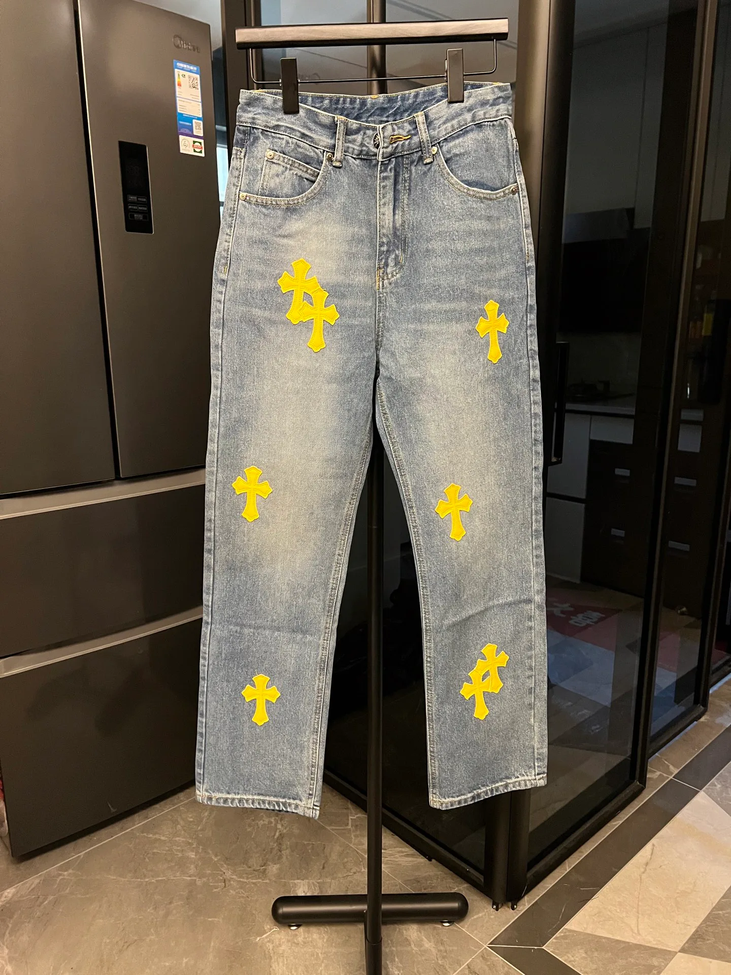 Джинсы Мужские Chrome Hearts 11523338