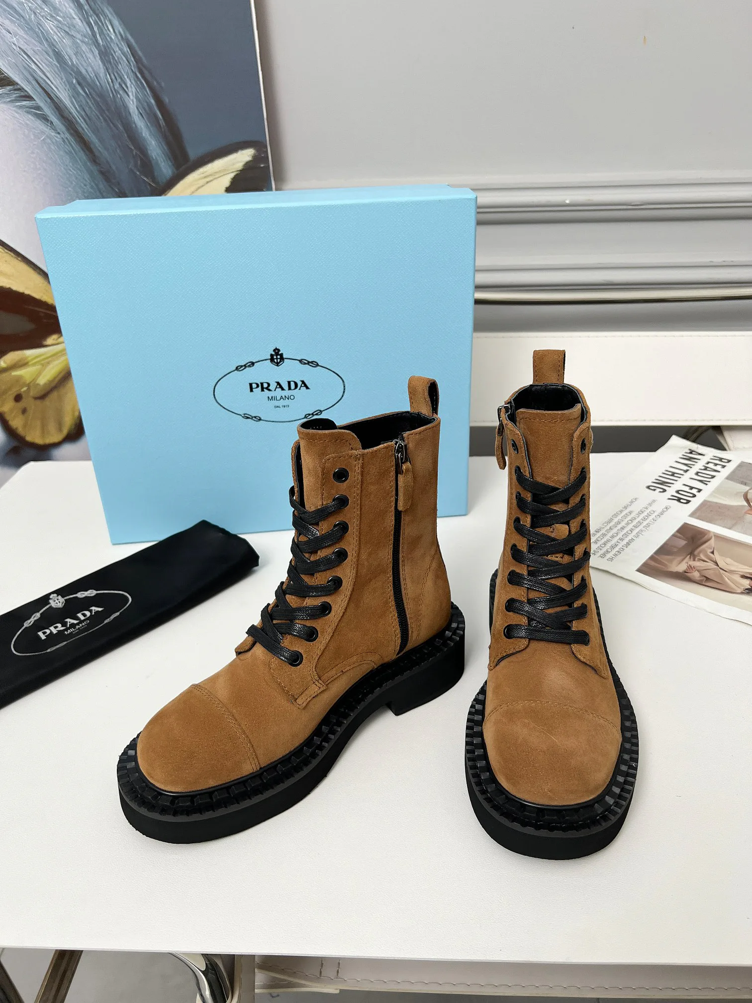 Ботинки Женские Prada 17957424