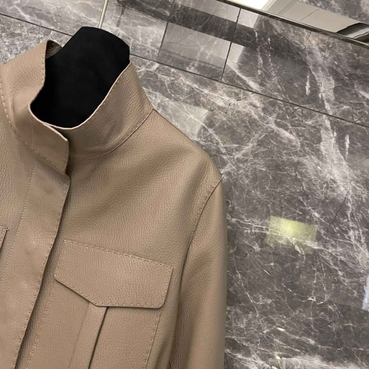 Кожаные Куртки И Дублёнки Женские Hermes 1805911