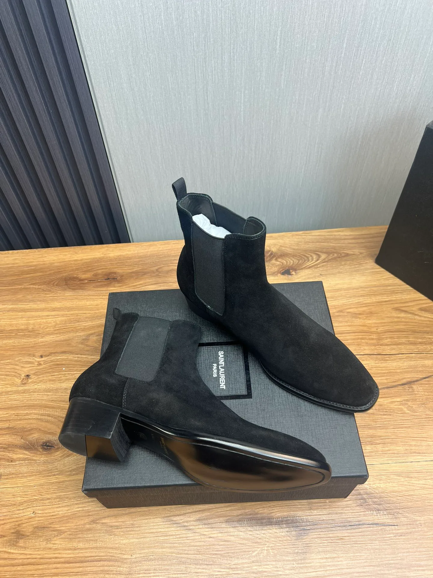 Ботинки Мужские Saint Laurent 1261422