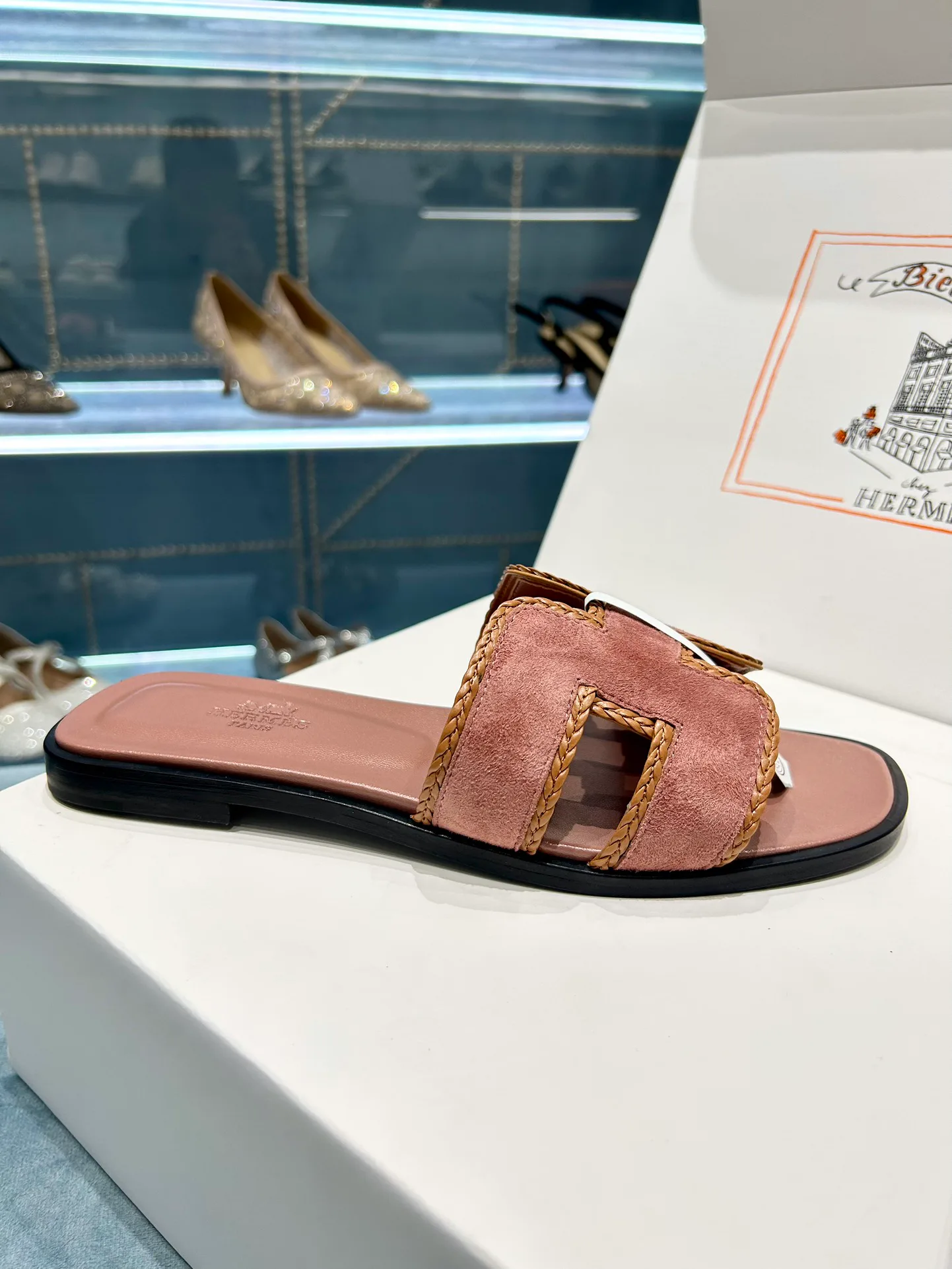 Шлепанцы Женские Hermes 9878135