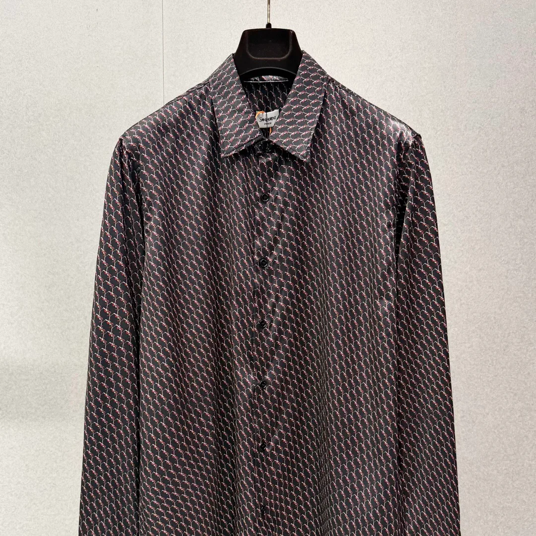 Рубашки Мужские Saint Laurent 18431152