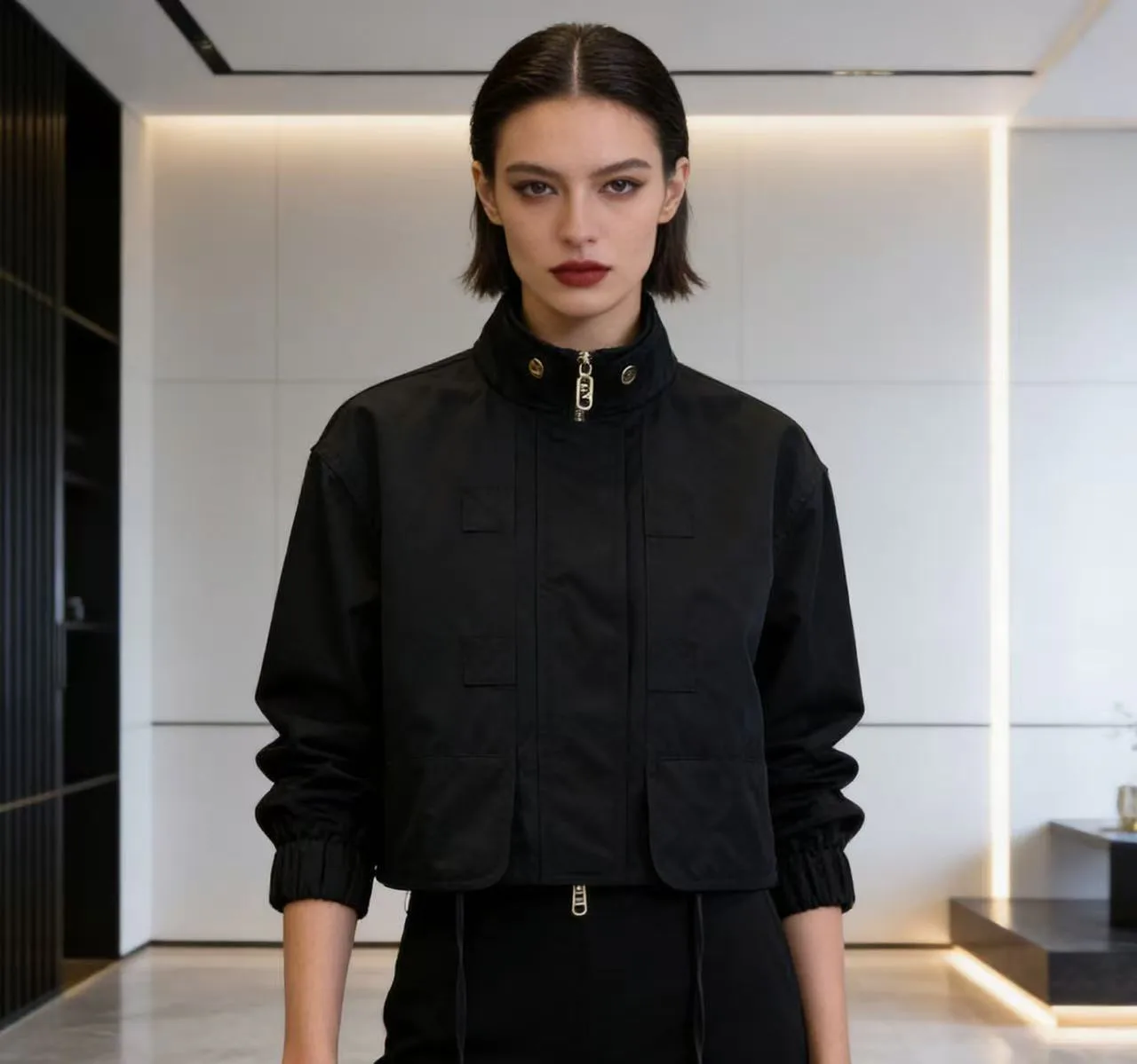 Куртки И Пуховики Женские Fendi 18324293