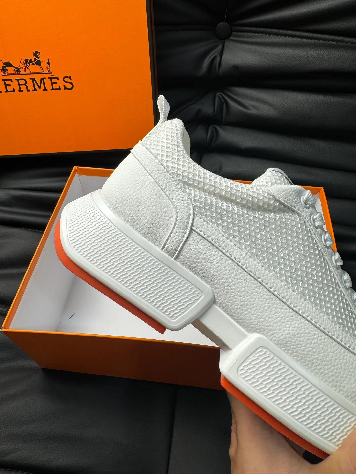 Кроссовки Мужские Hermes 77453